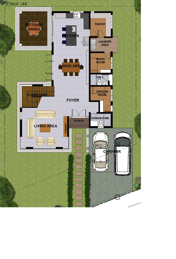 Emerald Ground Floor Map