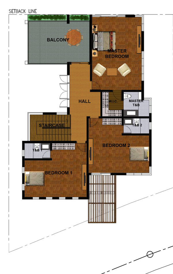 Emerald Second Floor Map
